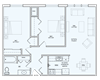 Town & Country Apartments | Wixom, MI | Floor Plans
